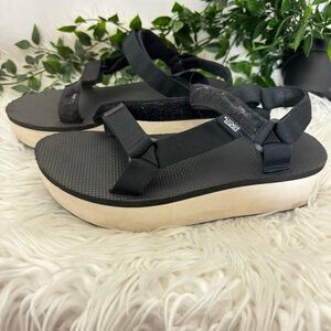 Teva Women's Black Platform Sandals